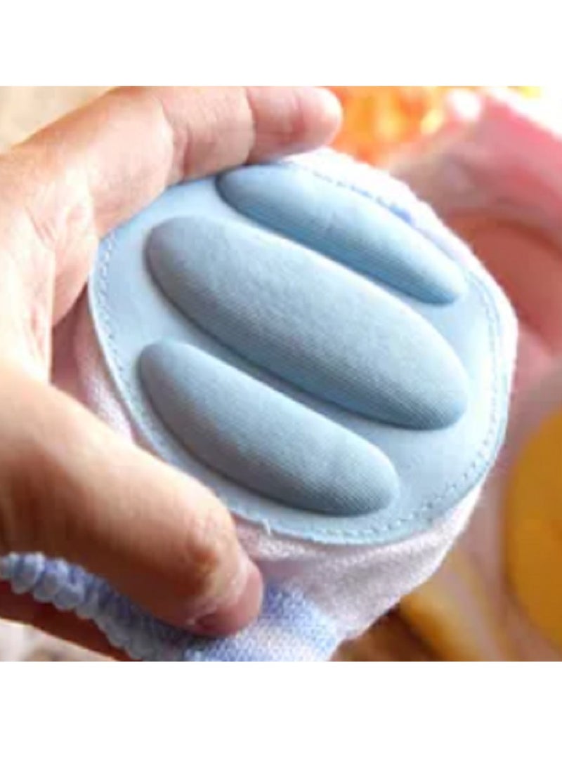 Anti-slip cotton knee protector for young children, takes the natural shape of the knee, reducing the risk of any injury - Image 3