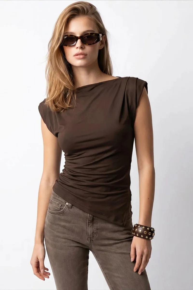 ميكسراي MIXRAY Women's Cotton Blend Blouse