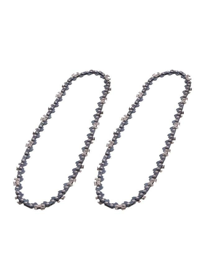 Generic 2PCS 8 Inch Chainsaw Chain High Hardness Manganese Steel Mini Chainsaw Chain for Chainsaw Accessories  - Image 2