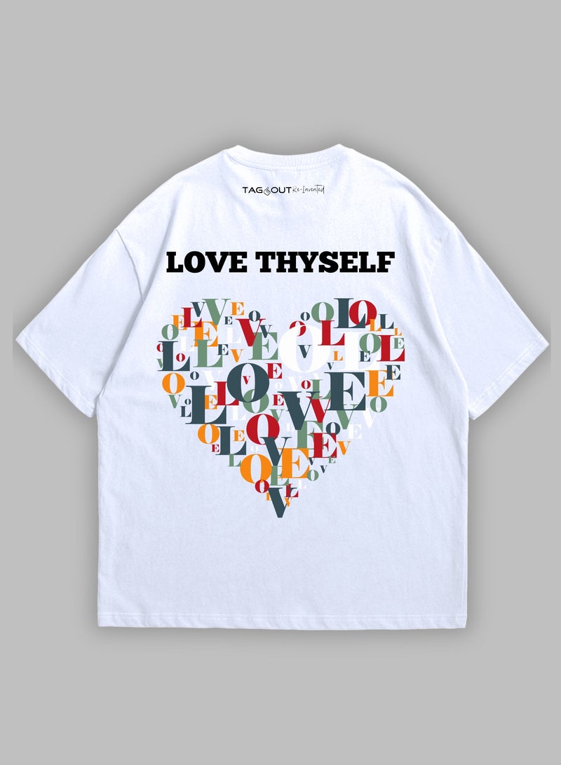TAG OUT Unisex Summer Oversized Loose T-shirt Drop Shoulder Boxy Fit  - Image 2