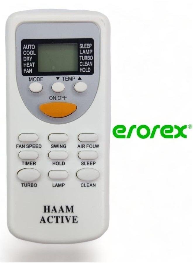 إيروريكس جهاز التحكم عن بعد المكيف متوافق مع Haam Active Ac - Image 1