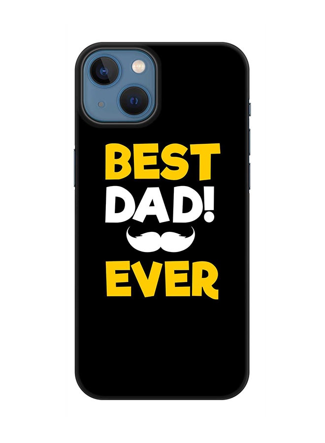 Stylizedd Case for iPhone 15 Slim Snap Classic Series Mobile Cover Hard PC Shield Matte Finish Phone CasePrint - Best Dad Ever - Image 1