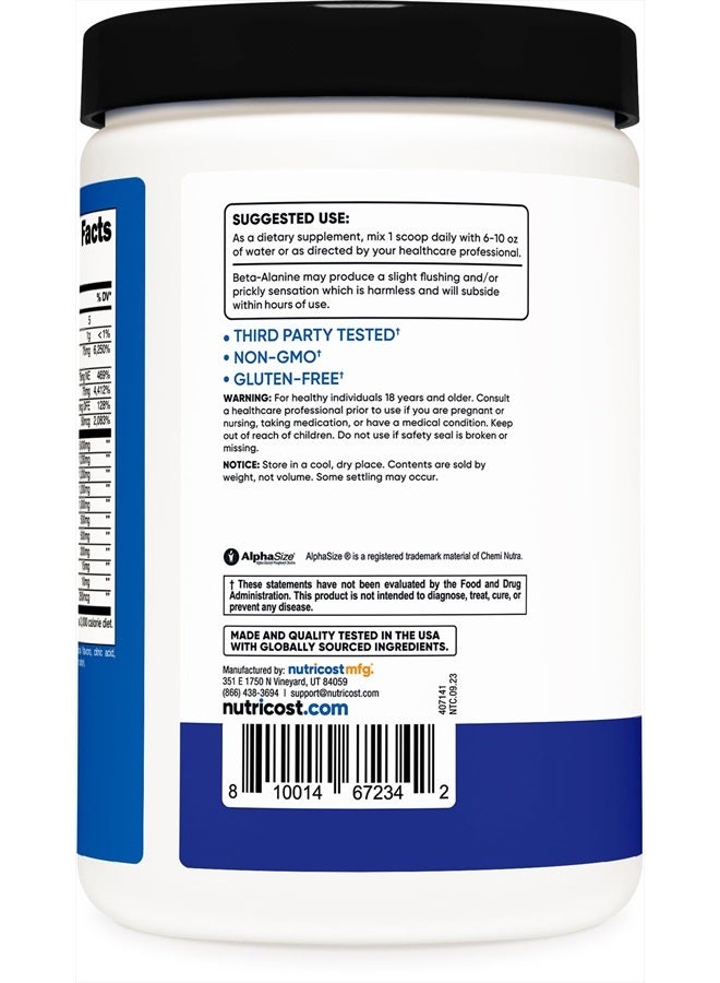 Nutricost Stim-Free Pre-Workout, 30 Servings (Pink Lemonade) - Caffeine Free, Stimulant Free, Non-GMO, Gluten Free  - Image 3