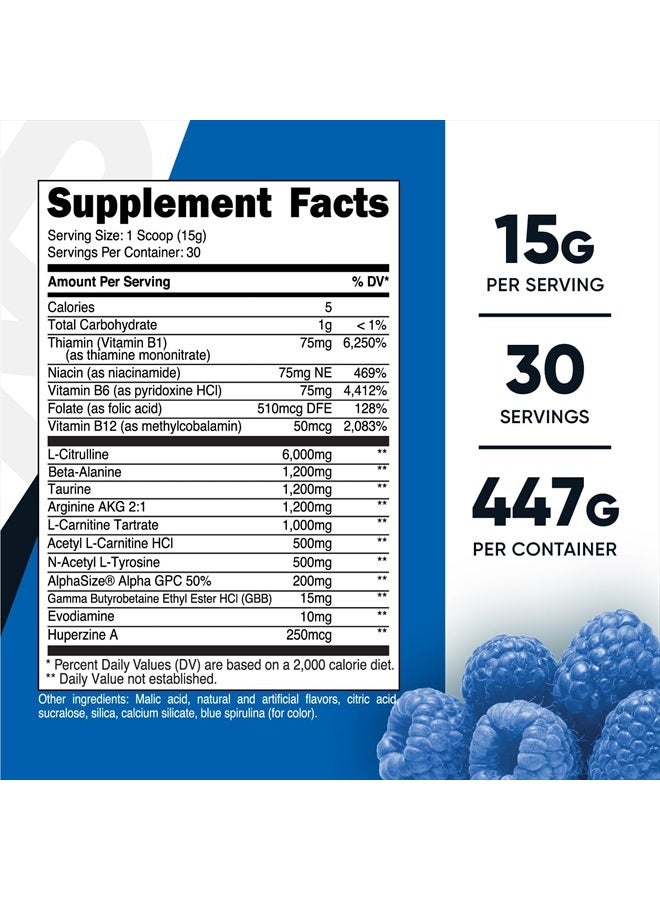 Nutricost Stim-Free Pre-Workout, 30 Servings (Pink Lemonade) - Caffeine Free, Stimulant Free, Non-GMO, Gluten Free  - Image 2
