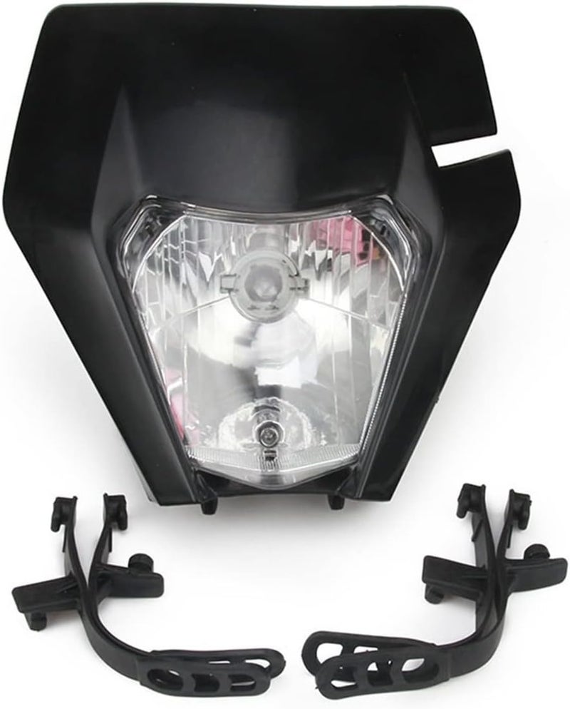 DEMULAX Motorcycle Headlight with Handguards - Image 1
