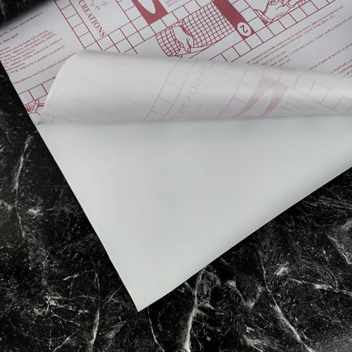 HOMEMATES Self-Adhesive Wallpaper Waterproof Old Furniture Vinyl Stickers Door Wardrobe Desktop PVC Wall Papers 30 X 304 CM- (Black Jade Granite) - Image 3