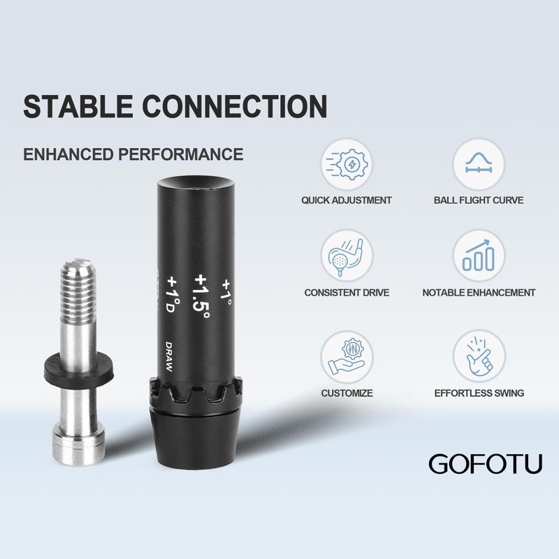 Gofotu .335 TIP Golf Adapter Sleeve Driver Compatible with Cobra Golf King F9, F8, F7, Fly-Z RH,Speedzone,Aerojet,Dark Speed Driver - Image 5