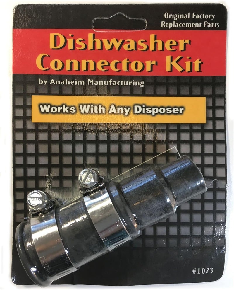 MOEN Waste King Garbage Disposal Dishwasher Connector Kit - 1023 , Black - Image 3
