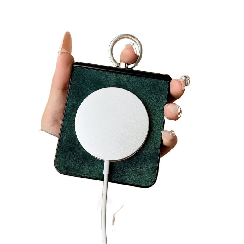 MagSafe Case | PC | Cover for Samsung Galaxy Z Flip 4 | Cyan | Anti-Fingerprint - Image 3