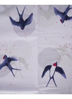 Home-Tex Design 3 Piece Hometex Design 100% Cotton King Size Printed Flat Sheet Set HIRON - 1 Flat Sheet (240x260 cm) + 2 Pillow Covers (50x80 cm)  - Image 3