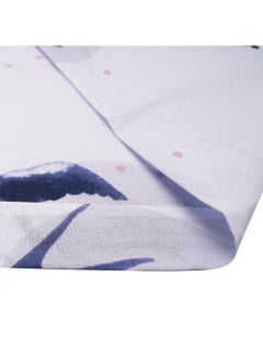 Home-Tex Design 3 Piece Hometex Design 100% Cotton King Size Printed Flat Sheet Set HIRON - 1 Flat Sheet (240x260 cm) + 2 Pillow Covers (50x80 cm)  - Image 4