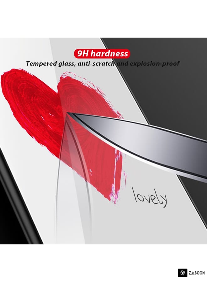 Green Tiger For Honor 9 Lite Colorful Painted Glass Phone Case(Purple Sky) - Image 4