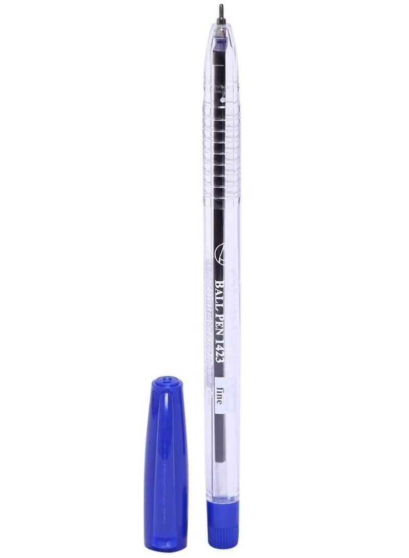 FABER-CASTELL 5-Piece Ball Pen Blue Ink - Image 2