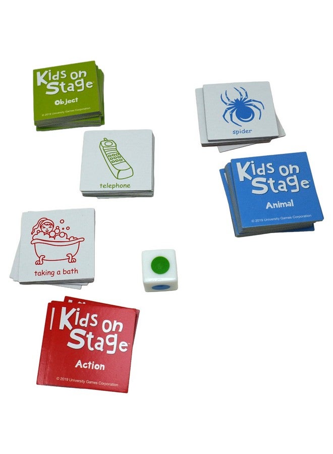 Briarpatch, Kids on Stage Charades for Kids Travel Card Game, Early Preschool Learning for Toddlers, Kindergarten and 1st Grade - Image 2