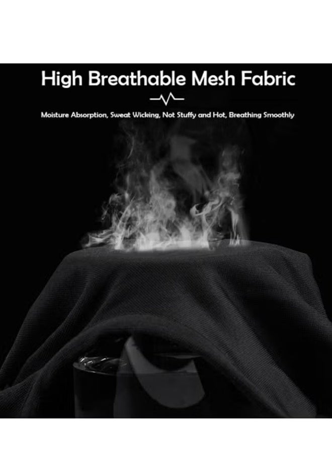 Happy D Breathable Full Face Mask for Skiing, Motorcycle, Running, and UV Protection – Lightweight & Durable - Image 4