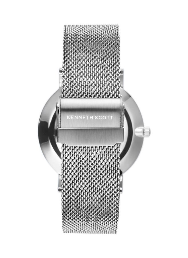 KENNETH SCOTT - Stainless Steel Analog Wrist Watch K22013-SMSB - Image 1