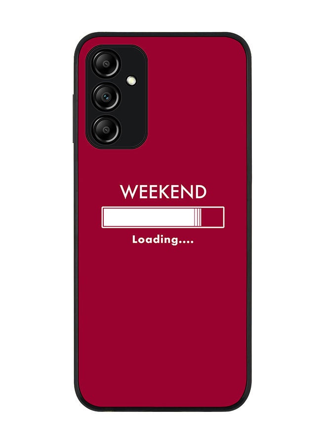 Stylizedd Rugged Black edge case for Samsung Galaxy M14 5G Slim fit Soft Case Flexible Rubber Edges Anti Drop TPU Gel Thin Cover -  Weekend loading - Image 1