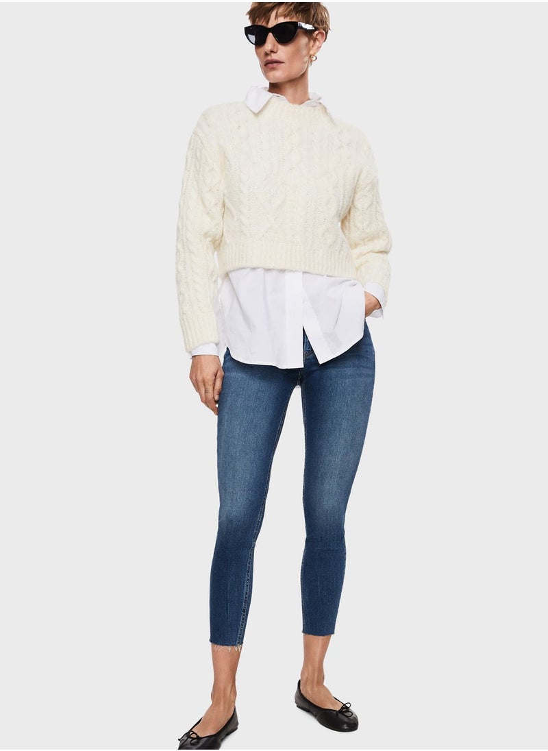 MANGO - Skinny Ankle Jeans - Image 1