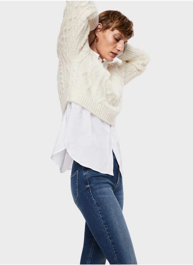 MANGO - Skinny Ankle Jeans - Image 1