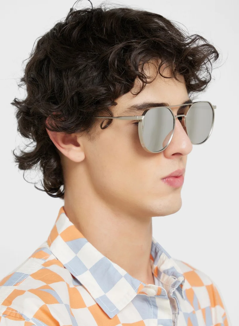 سفنتي فايف Shaped Retro Sunglasses
