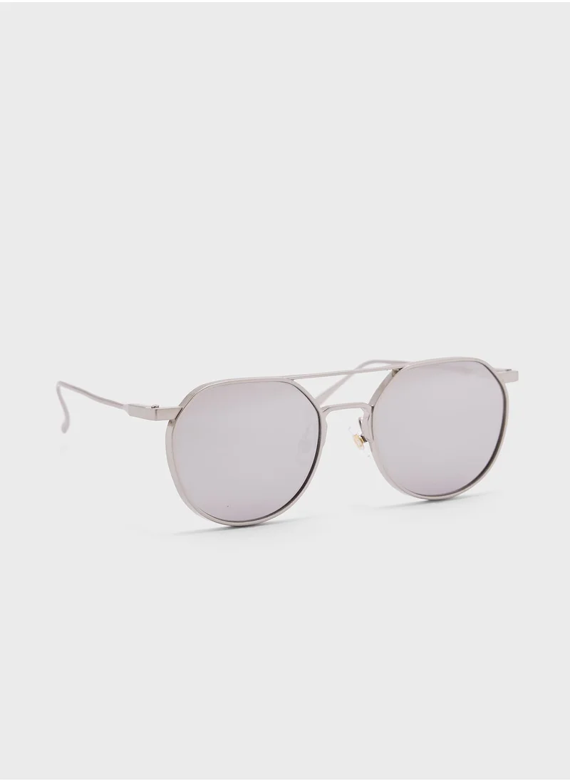 Seventy Five Shaped Retro Sunglasses