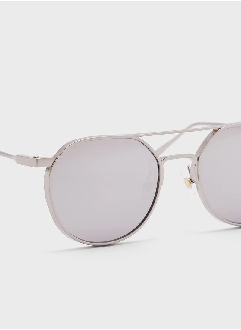 Seventy Five Shaped Retro Sunglasses