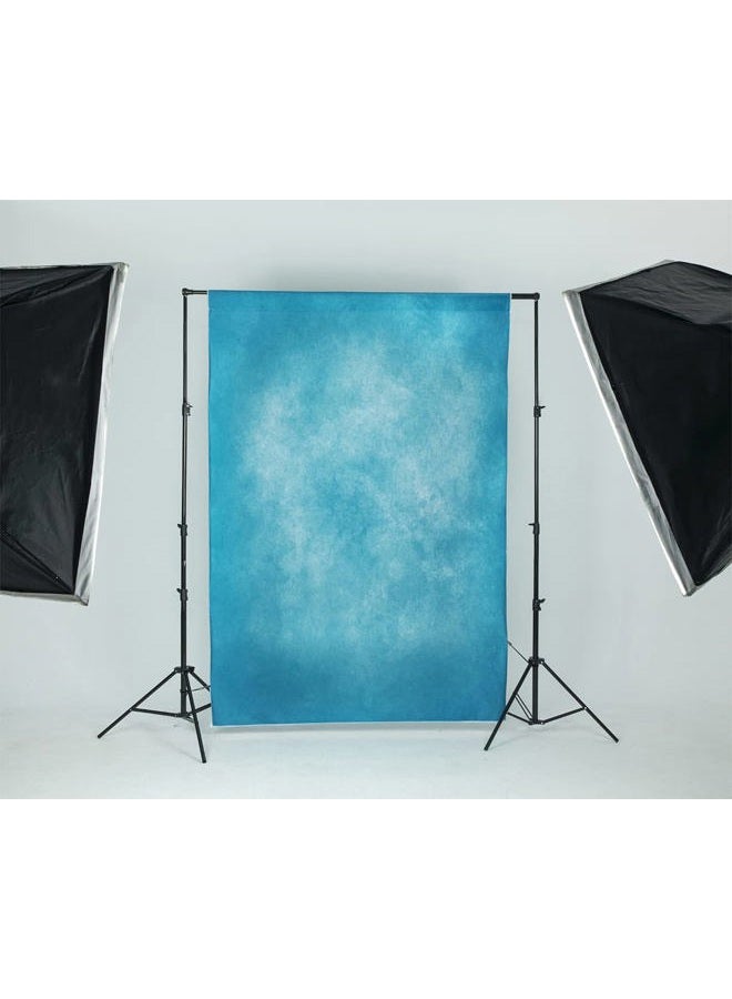 Kate 5x7ft Blue Portrait Backdrops Abstract Blue Photography Backgrounds Vintage Backdrops - Image 3