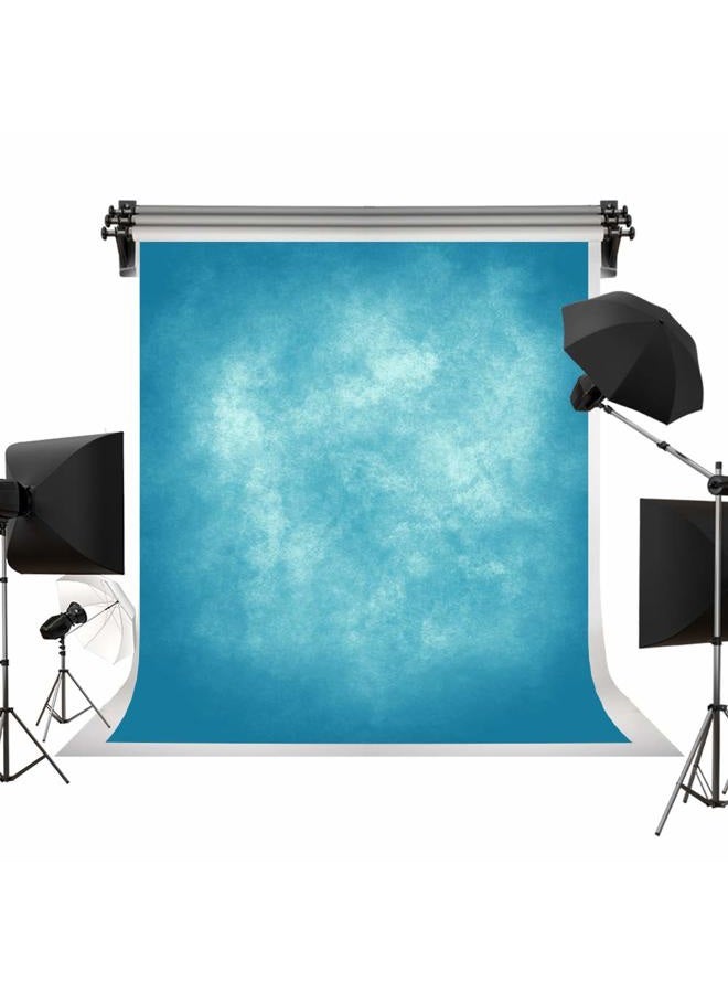 Kate 5x7ft Blue Portrait Backdrops Abstract Blue Photography Backgrounds Vintage Backdrops - Image 1