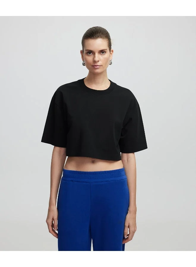 Ipekyol Cropped Basic T-Shirt