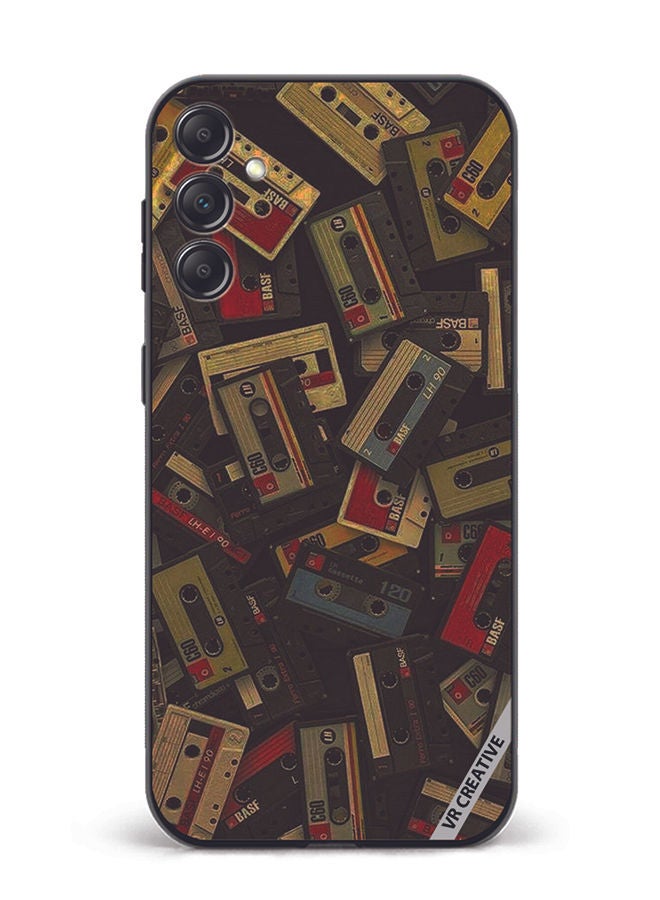 VR CREATIVE Protective Case Cover For Samsung Galaxy M54 Music Carrds Design Multicolour - Image 1