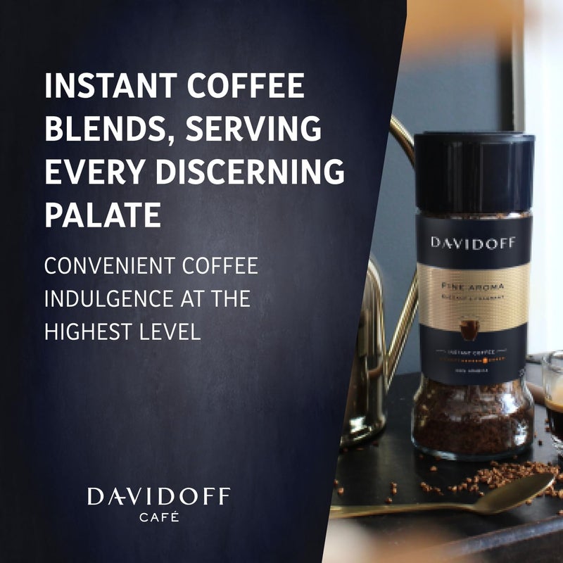 Davidoff قهوة دافيدوف الفاخرة سريعة التحضير - 100 جرام - تحميص متوسط مع شدة 7/12 - Image 3