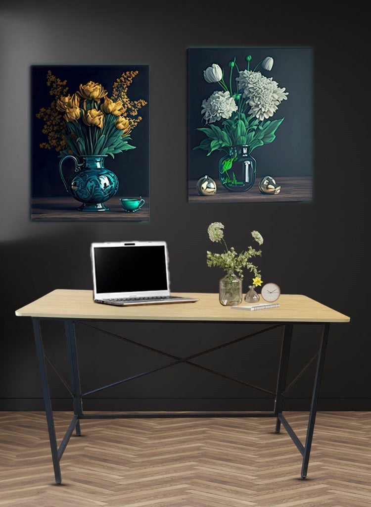 إيه جي دي مكتب دراسة، مكتب عصري، مكتب منزلي، مكتب كمبيوتر للعمل، الكتابة، الدراسة، غرفة النوم، مكتب كمبيوتر لمساحة العمل التنفيذية - Image 2