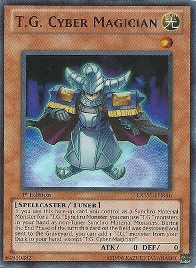 Yu-Gi-Oh! - T.G. Cyber Magician (EXVC-EN016) - Extreme Victory - 1st Edition - Super Rare - Image 1