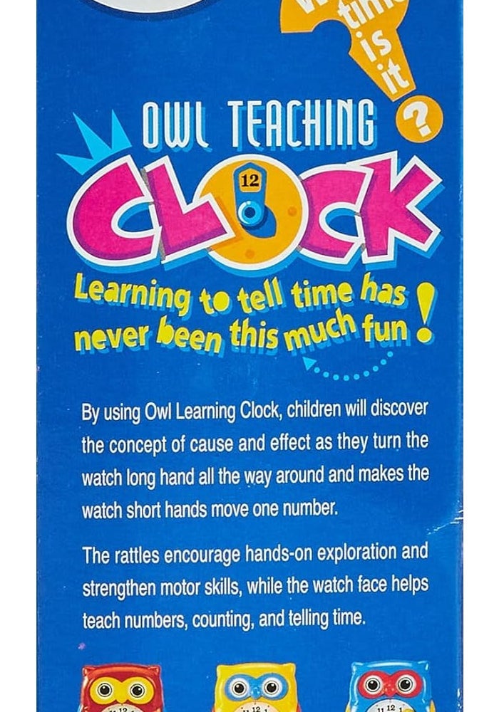 Gigo Aid Owl Teaching Clock, Multicolor - Image 4