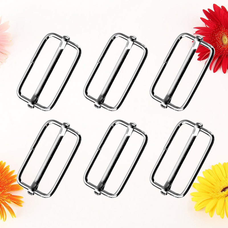 200 PCS Slide Belt Connection Roller Buckles Bag Strap Adjustable Metal Pin Buckles for Backpack Suitcase Clothes( ) - Image 2