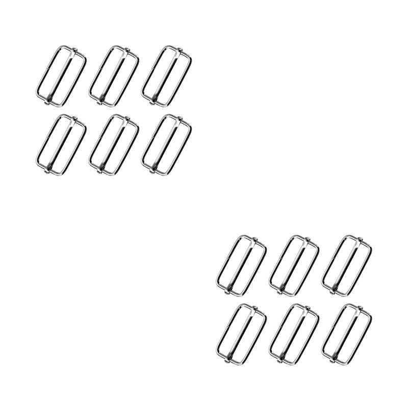 200 PCS Slide Belt Connection Roller Buckles Bag Strap Adjustable Metal Pin Buckles for Backpack Suitcase Clothes( ) - Image 1