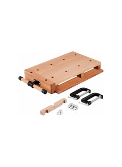 Portable Workbench Woodworking Vise for Workbench Hard Wood Vice Table Wood Bench Vice Woodworking Bench Vices with 2 G-type Fixing Clips