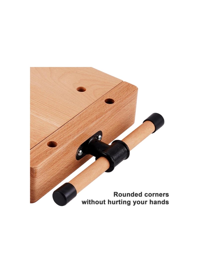 silvercnc - Portable Workbench Woodworking Vise for Workbench Hard Wood Vice Table Wood Bench Vice Woodworking Bench Vices with 2 G-type Fixing Clips - Image 1