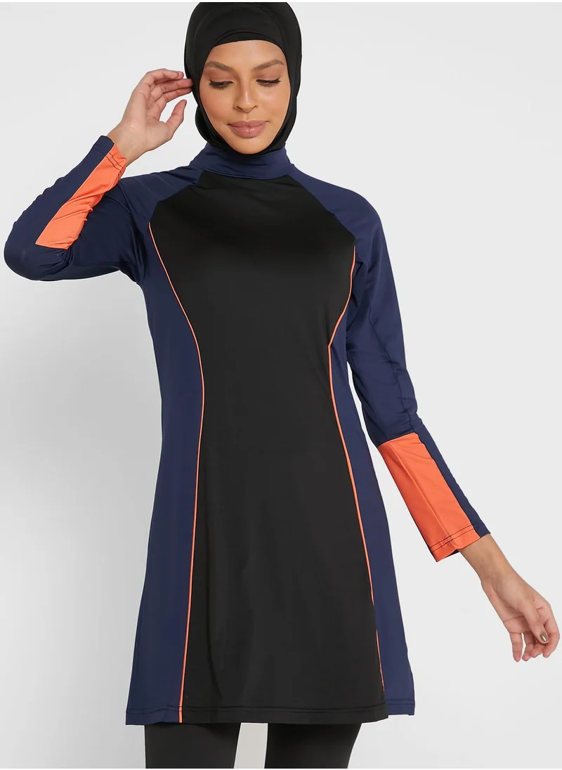Alfasa by Modanisa Full Coverage Swimsuit Burkini