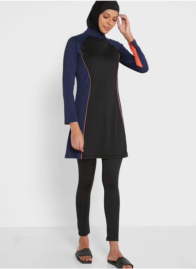 Alfasa by Modanisa Full Coverage Swimsuit Burkini
