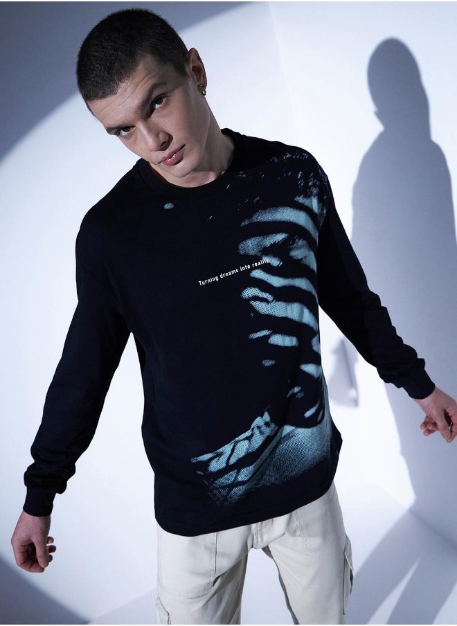 Hubberholme - Black T-Shirt For Men - Image 1