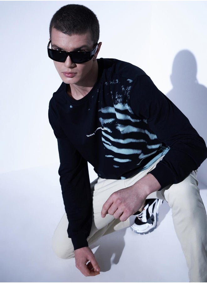 Hubberholme - Black T-Shirt For Men - Image 1