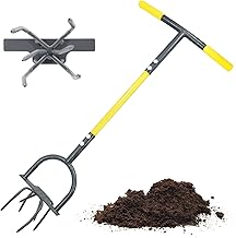 Jardineer Jardineer Manual Twist Tiller Hand, Garden Twist Tiller Heavy Duty, Garden Claw Cultivator for Flower Box and Raised Bed  - Image 1