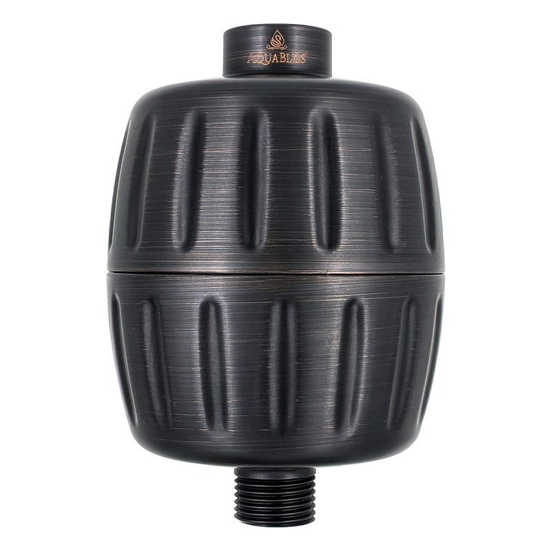 AquaBliss HEAVY DUTY Shower Filter – Advanced 30x Filtration - Universal Multi-Stage Shower Head Filter Reduces Chemicals, Chlorine & Odors - Oil Rubbed Bronze (SF500) - Image 1