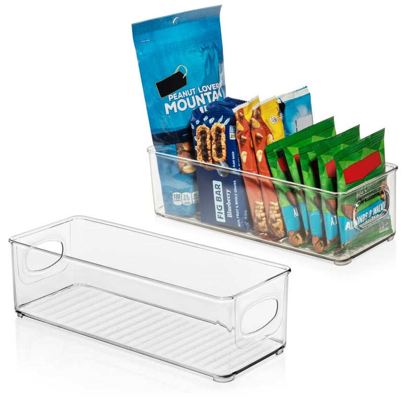 ClearSpace Plastic Pantry Organization and Food Storage Bin â€“ Great Kitchen Storage â€“ Fridge Organizer Bins â€“ 4 Pack - Image 2