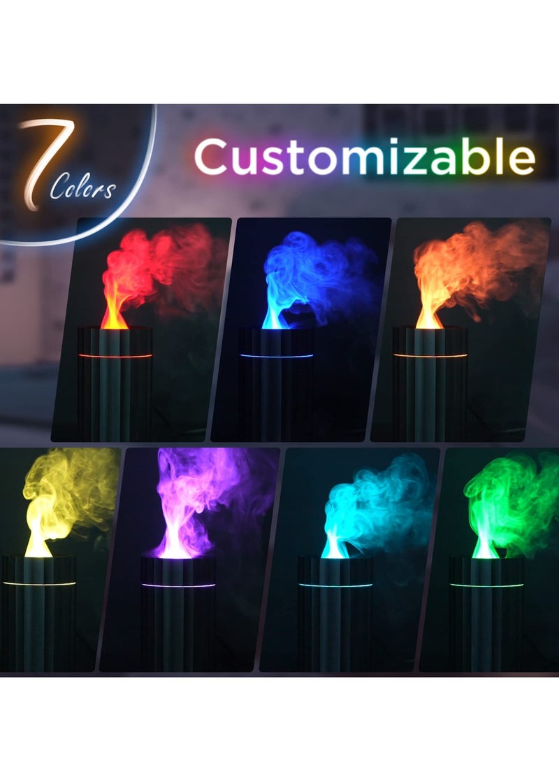 SYOSI Car Diffuser for Essential Oils, USB Portable Air Humidifier, 3 Modes & 7 Colorful Humidifier Aromatherapy Essential Oil Diffuser 100ml Mini Diffuser for Car, Office, Bedroom, Home - Image 3