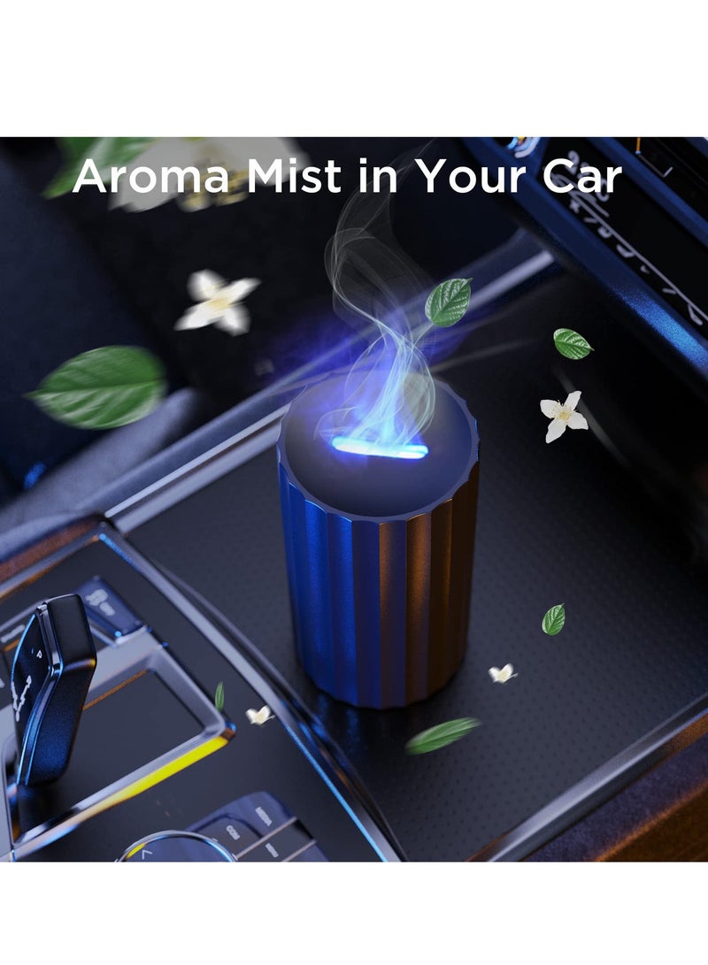 SYOSI Car Diffuser for Essential Oils, USB Portable Air Humidifier, 3 Modes & 7 Colorful Humidifier Aromatherapy Essential Oil Diffuser 100ml Mini Diffuser for Car, Office, Bedroom, Home - Image 2