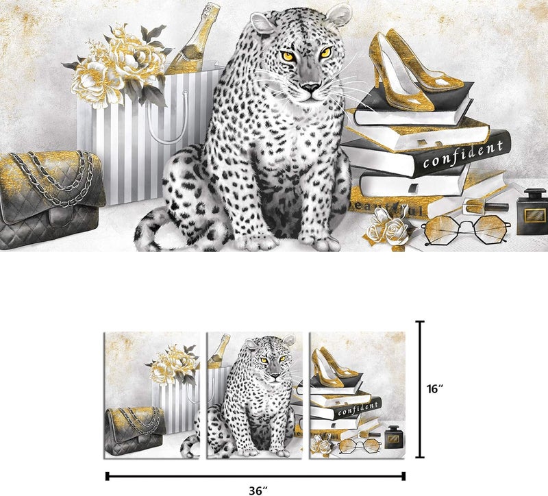 Kalormore Glam Fashion Canvas Wall Art - Image 4