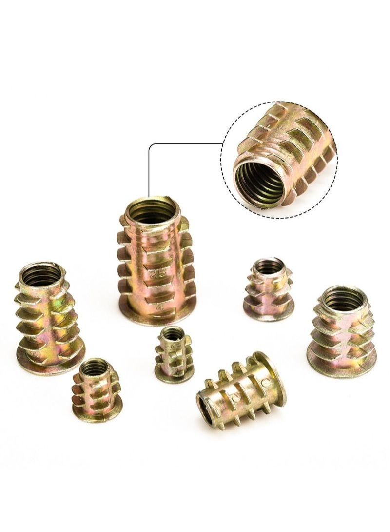 NIBEMINENT 60Pcs Color Zinc Inner And Outer Teeth Nut Set  - Image 4