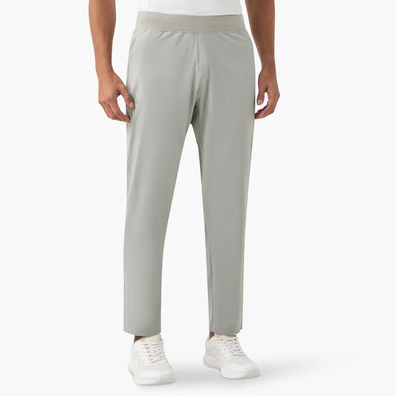 ADOT by Splash Panelled Track Pants with Elasticated Waistband and Pockets